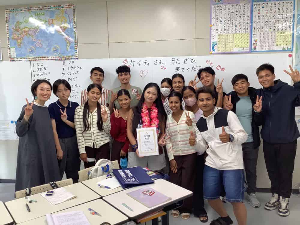 日語短期課程頒發結業證書(終了証)